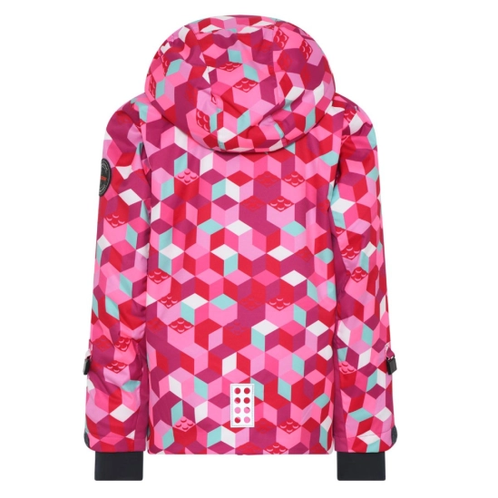 Lego Wear JESTED 704 - 472 Dark pink dětská lyžařská bunda