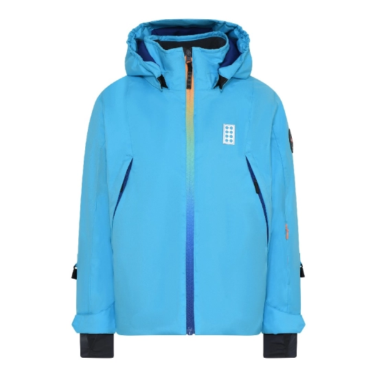 Lego Wear JESTED 716 - 527 Blue dětská lyžařská bunda