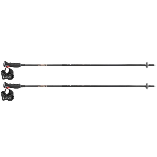 Leki Artena Airfoil 3D black-dark anthracite-rosegold lyžařské hůlky