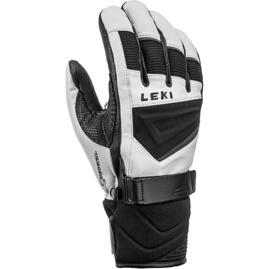 Leki GRIFFIN S white-black-graphite pánské rukavice