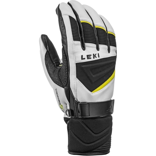 Leki GRIFFIN S white-black-lime pánské rukavice