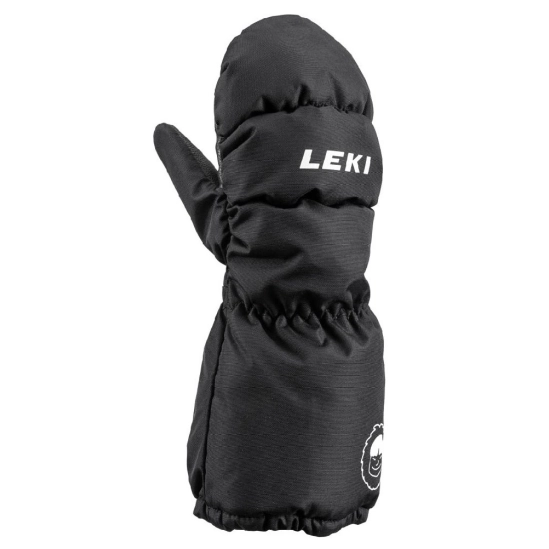 Leki Little Eskimo Mitt Long black dětské palčáky