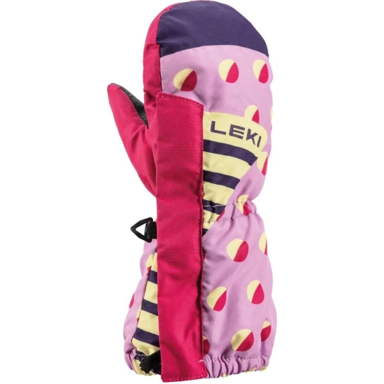 Leki Little Paw Mitt Long orchid-berry-frozen yellow dětské palčáky