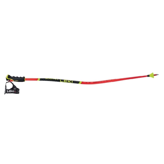 LEKI WC Lite GS 3D bright red-black-neonyellow lyžařské hůlky