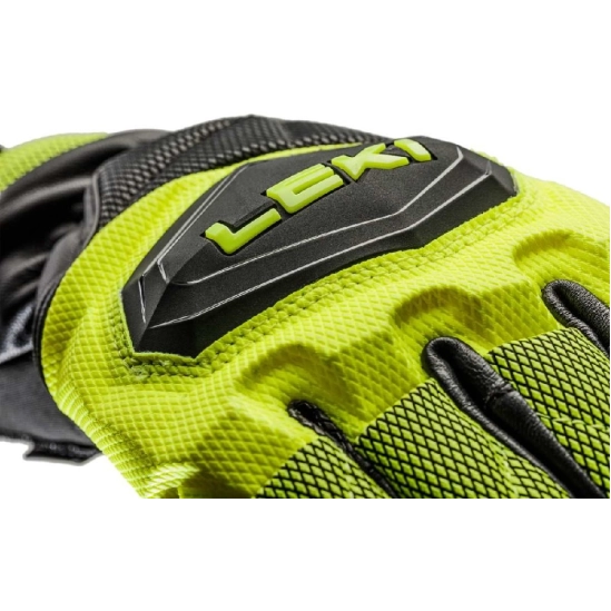 Leki WCR Venom 3D Junior black-ice lemon lyžařské rukavice