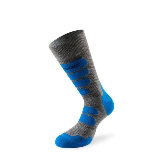 Lenz X Country 2.0 lyžařské ponožky grey/blue