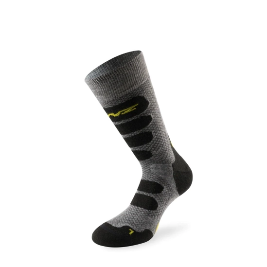 Lenz X Country 2.0 socks anthracite/lime
