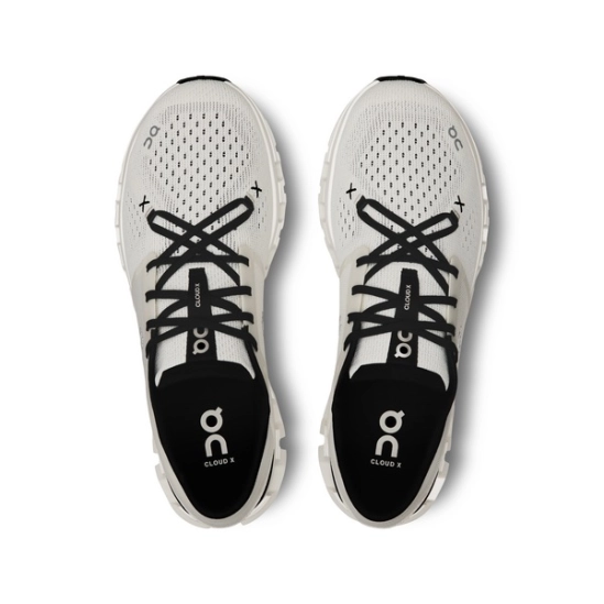 On Cloud X 4 Ivory/Black dámské sportovní boty