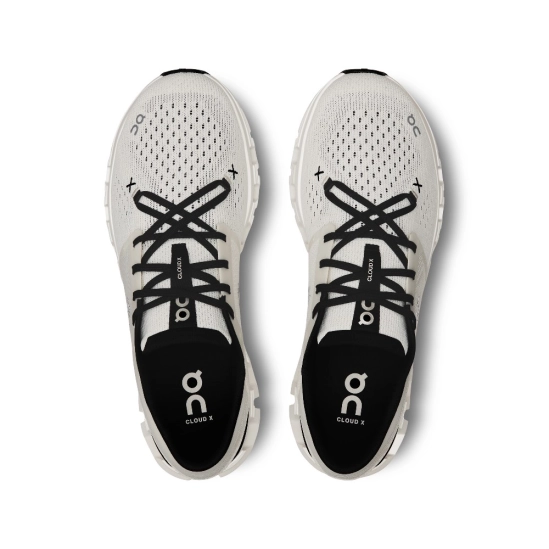 On Cloud X 4 Ivory/Black pánské sportovní boty