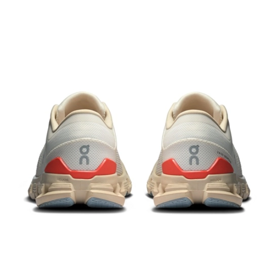 On Cloud X 4 Ivory/Salmon dámské sportovní boty