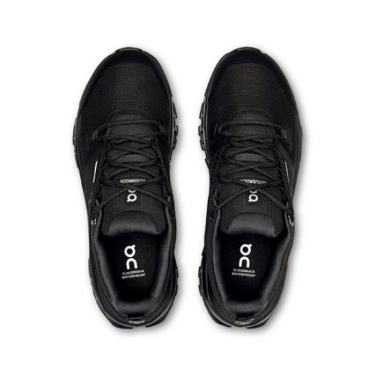 On Cloudrock Low WP Black dámské outdoorové boty