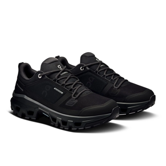 On Cloudrock Low WP Black dámské outdoorové boty
