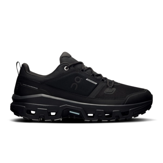On Cloudrock Low WP Black pánské outdoorové boty