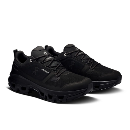 On Cloudrock Low WP Black pánské outdoorové boty