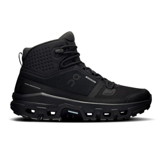 On Cloudrock Mid WP Black dámské outdoorové boty