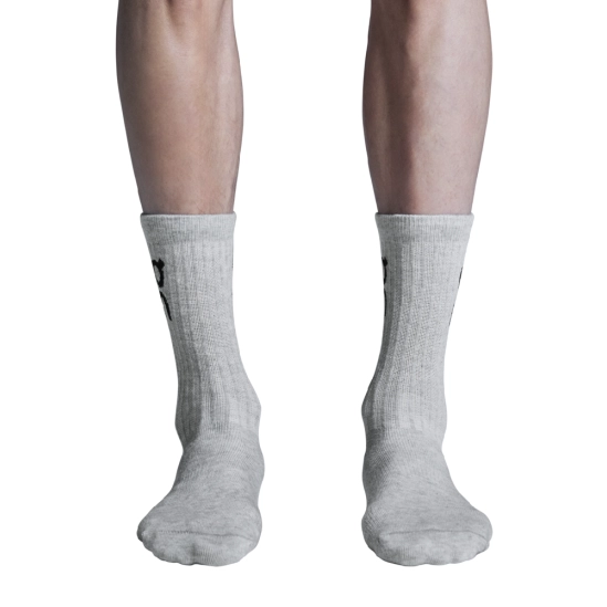 On Logo Sock High 3-pack heather grey sada ponožek