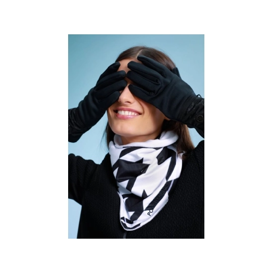 Poivre Blanc Neck Warmer Check black dámský nákrčník