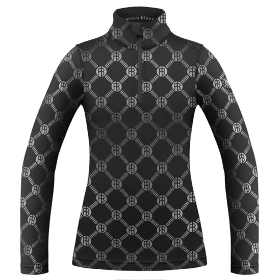 Poivre Blanc Monogram Black Base layer shirt