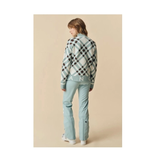 Poivre Blanc Knit Pullover Cross aloe blue dámský svetr