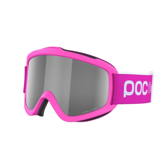 POCito IRIS Fluorescent Pink/Clarity POCito dětské lyžařské brýle