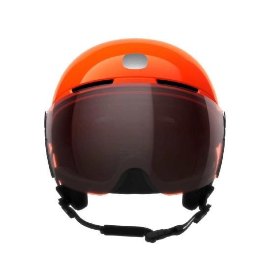 POC Pocito Obex Visor Fluores Orange dětská lyžařská helma