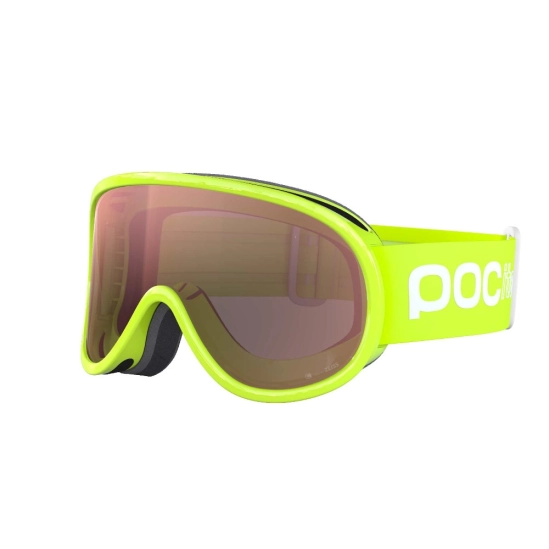 POCito RETINA Fluorescent yellow/green dětské lyžařské brýle
