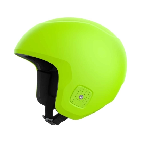 POC Skull Dura Jr Fluorescent Yellow/Green Matt závodní lyžařská helma