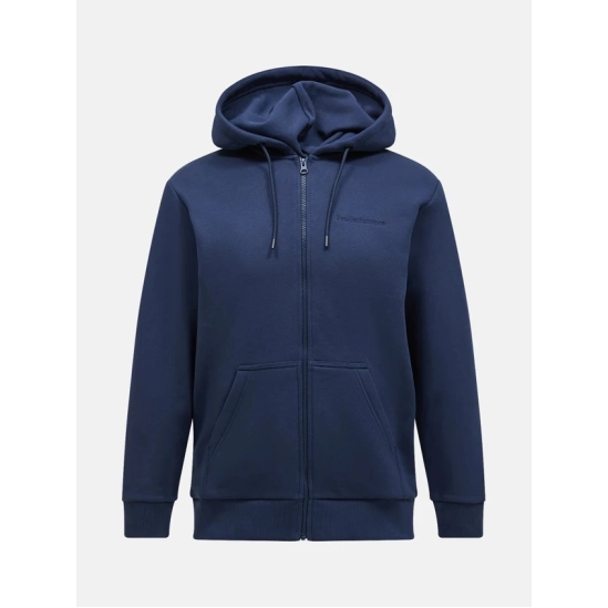 Peak Performance Original Small Logo Zip M Blue shadow mikina