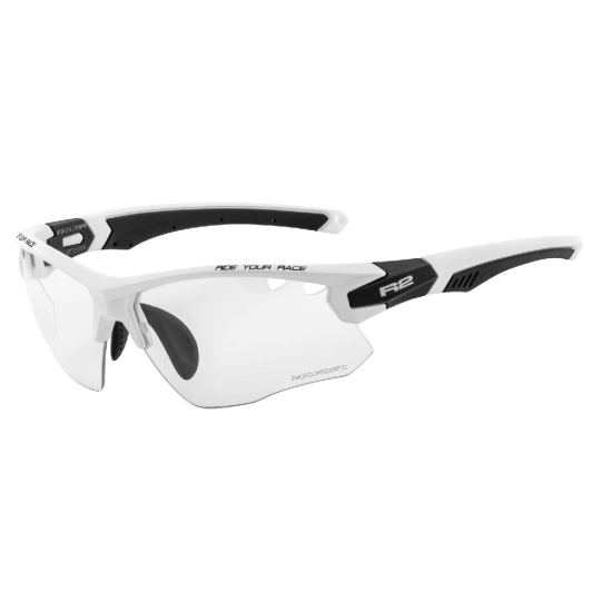 R2 CROWN white/black photochromatic sportovní brýle