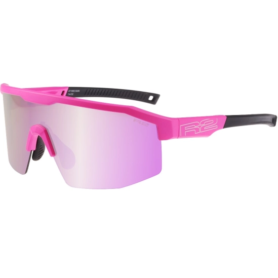 R2 GAIN neon pink matt sportovní sluneční brýle