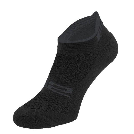 R2 TOUR black low cut cyklo ponožky