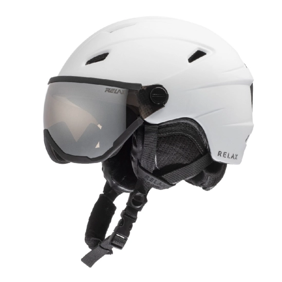 Relax STEALTH LITE Visor White matt lyžařská helma