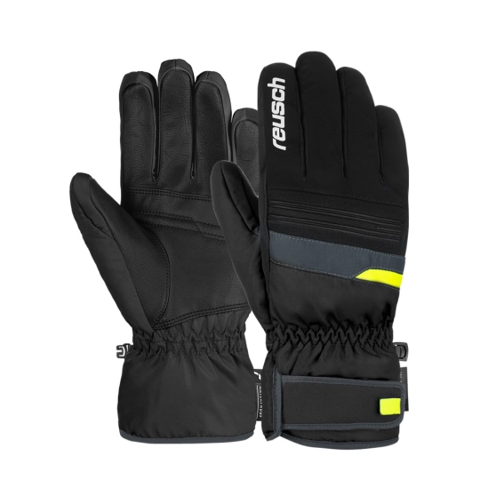 Reusch Brandon R-TEX® XT black/yellow lyžařské rukavice