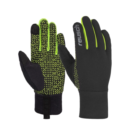 Reusch IAN nordic black/yellow běžecké rukavice