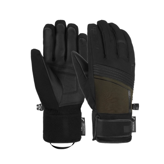 Reusch Louis R-TEX XT black/olive lyžařské rukavice