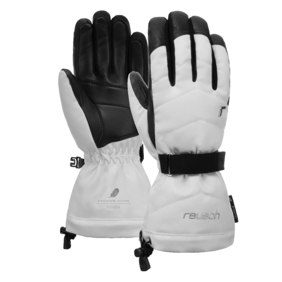 Reusch Nadia R-TEX® XT white/black péřové rukavice