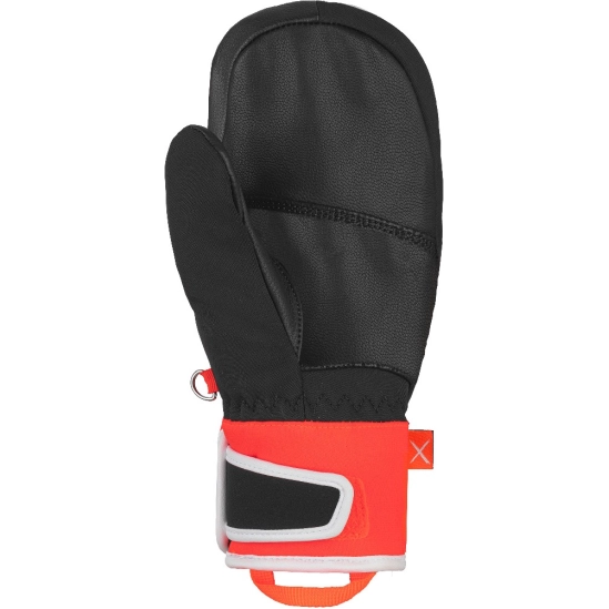 Reusch Worldcup Warrior Prime R-TEX XT JR Mitten black/white/fluo red palčáky
