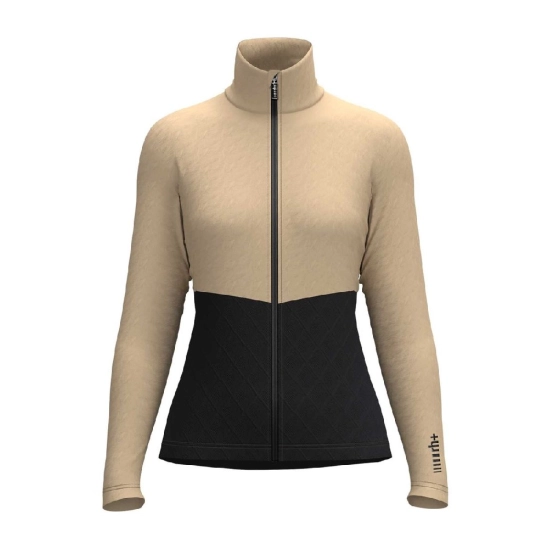 Zero RH+ Twist Full Zip W Jersey Sand/Black dámská mikina
