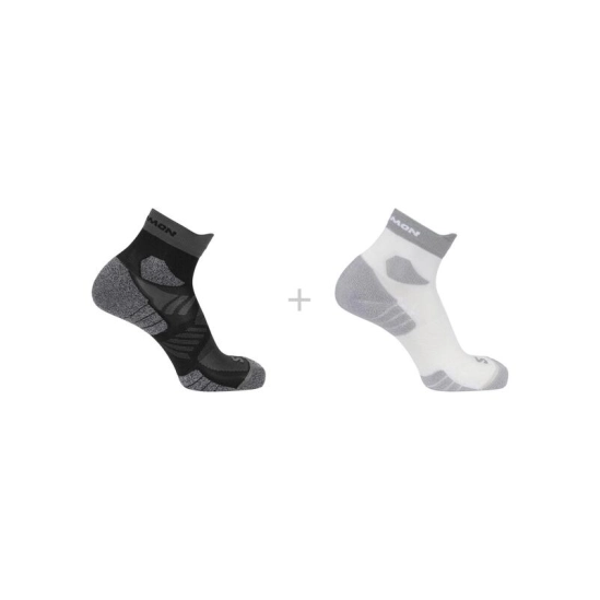 Salomon Aero Ankle 2-pack socks White/black