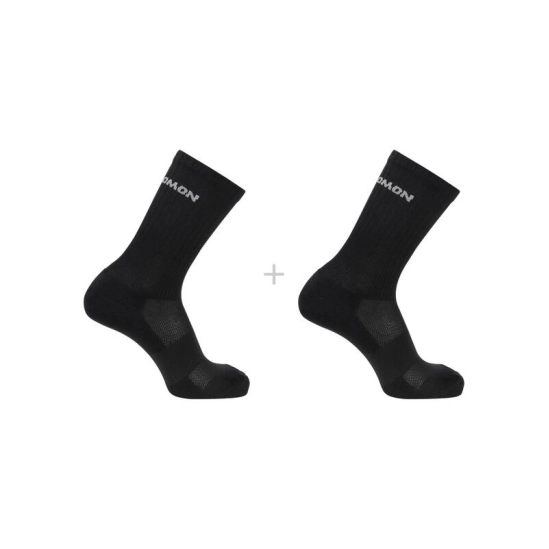 Salomon Evasion Crew 2-Pack Black socks