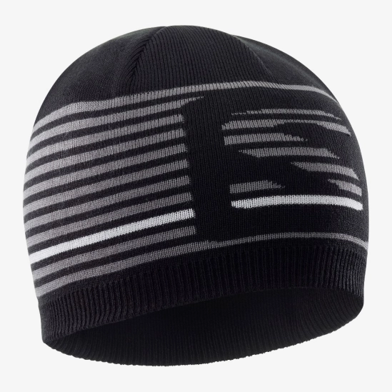 Salomon Flatspin Short Beanie Black/quiet shade čepice