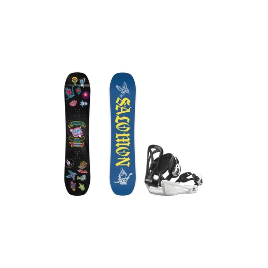 Salomon GRAIL + váz.Goodtime XS junior snowboard set