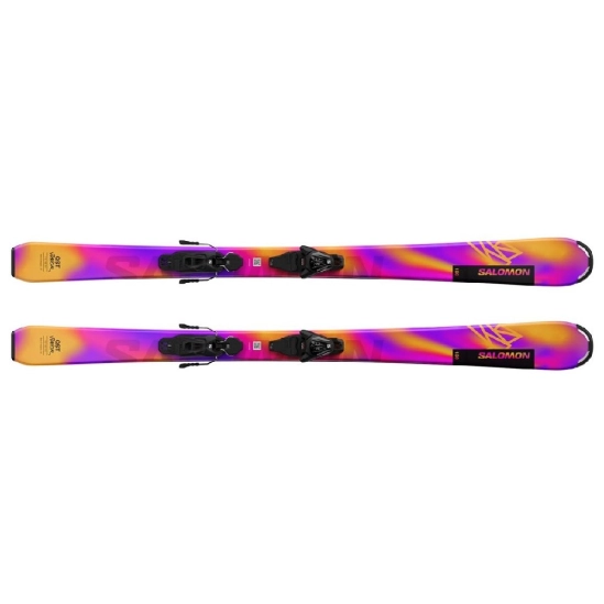 Salomon LUX Jr M + L6 GW set dětské lyže