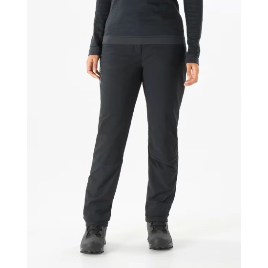 Salomon NOVA XWarm Pants Deep black dámské zateplené kalhoty