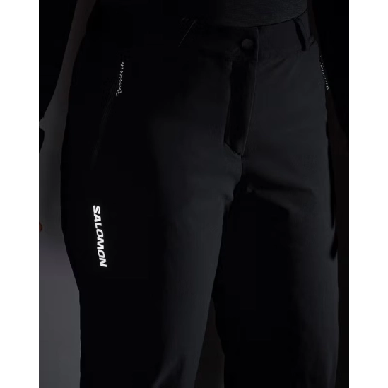 Salomon NOVA XWarm Pants Deep black dámské zateplené kalhoty