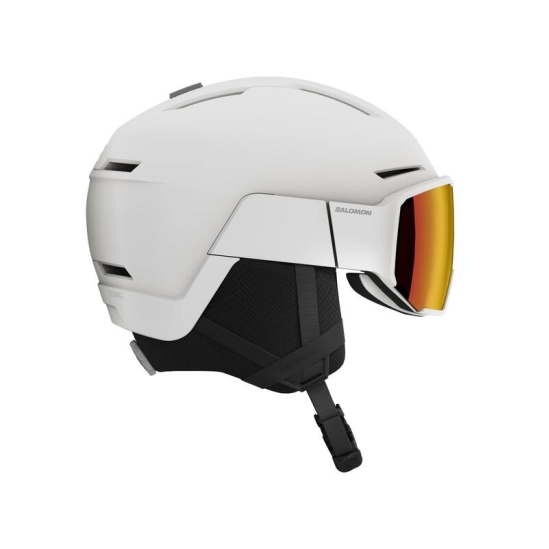 Salomon OSMO Sigma White lyžařská helma s visorem