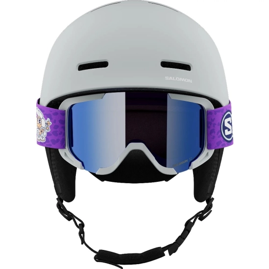 Salomon PLAYER Combo Ice flow junior set helma+brýle