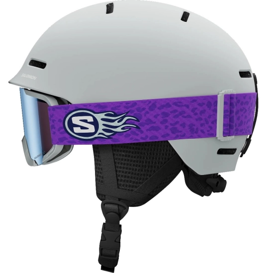 Salomon PLAYER Combo Ice flow junior set helma+brýle