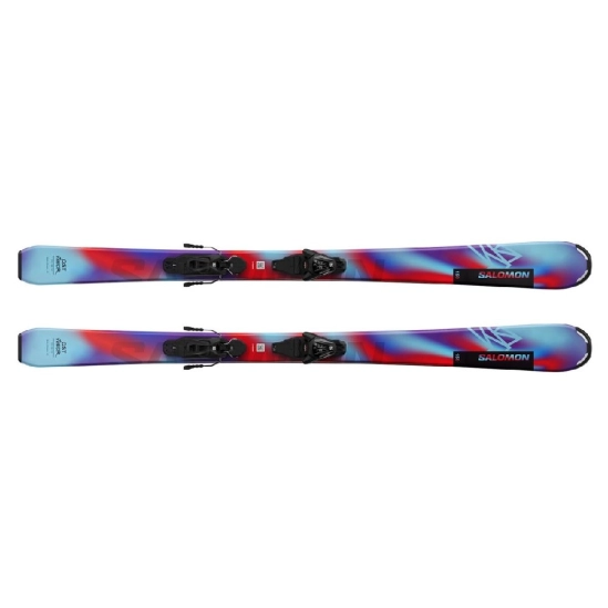 Salomon QST Jr M + L6 GW set dětské lyže