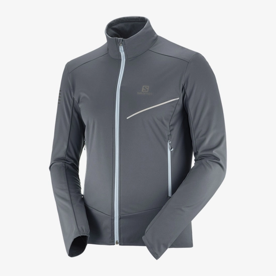 Salomon RS SOFTSHELL Jacket M Ebony pánská bunda